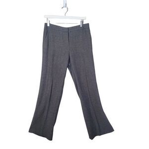 CLASSIQUES ENTIER Virgin Wool Trouser Pants Womens SZ 6 30x31.5 Gray High Rise‎